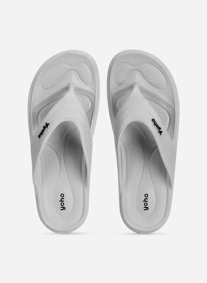 يوهو شبشب مريح بتفاصيل بارزة الملمس